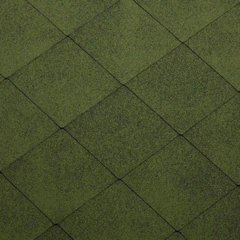 Гибкая битумная черепица Katepal Foxy (Фокси), зелёный